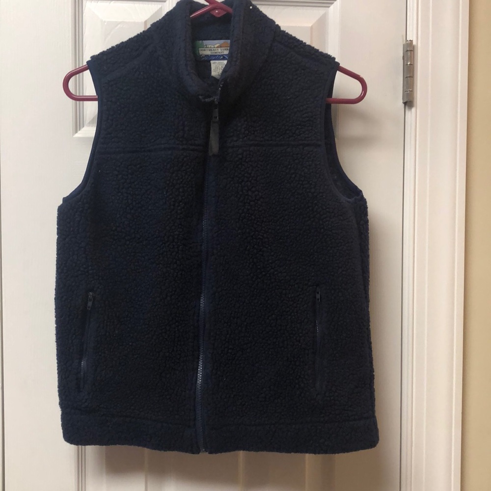Navy Fleece Vest